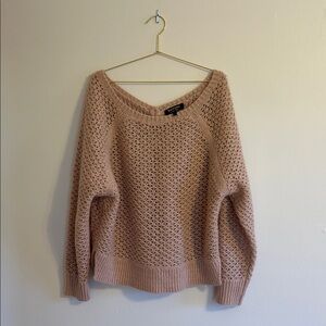 Juicy Couture V-Neck Sweater in Blush Pink